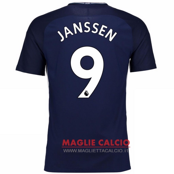 nuova maglietta tottenham hotspur 2017-2018 janssen 9 seconda